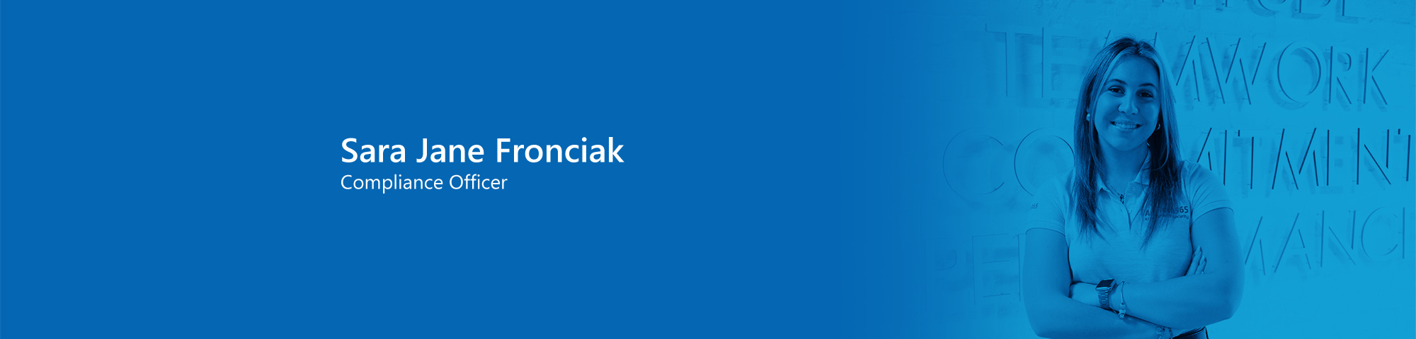 Interview: Compliance Officer Sara Jane Fronciak